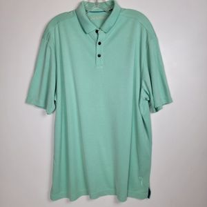 Caribbean Mint Green Golf Polo Shirt, Like New, Size Large